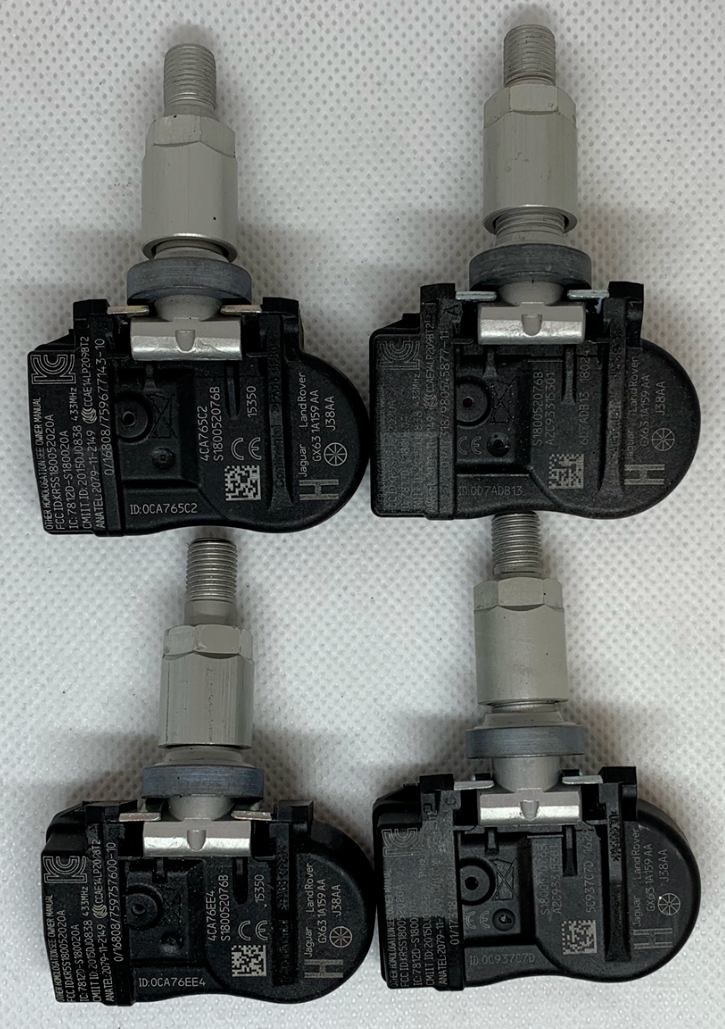 Set Of 4 Range Rover Vogue L405 TPMS Valves Tyre Pressure Sensors Lr070840
