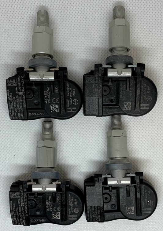 Set Of 4 Range Rover Vogue L405 TPMS Valves Tyre Pressure Sensors Lr070840