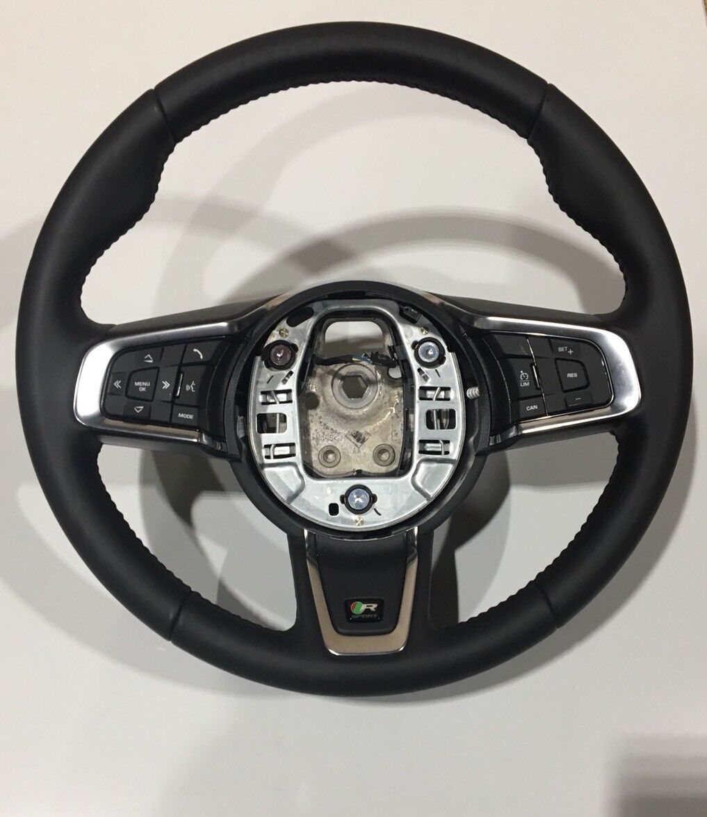 Jaguar XE R Black Leather Steering Wheel, Voice & Cruise Control