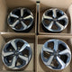 New Genuine Set Of 4 Nissan Qashqai 18" Alloy Wheels Grey And Diamond Cut
