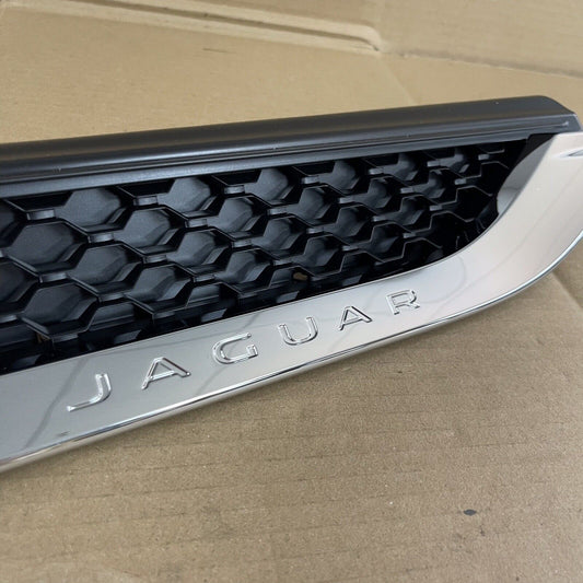 Genuine Jaguar  Pair New JAGUAR F type Chrome Black Wing VENTS Finishers