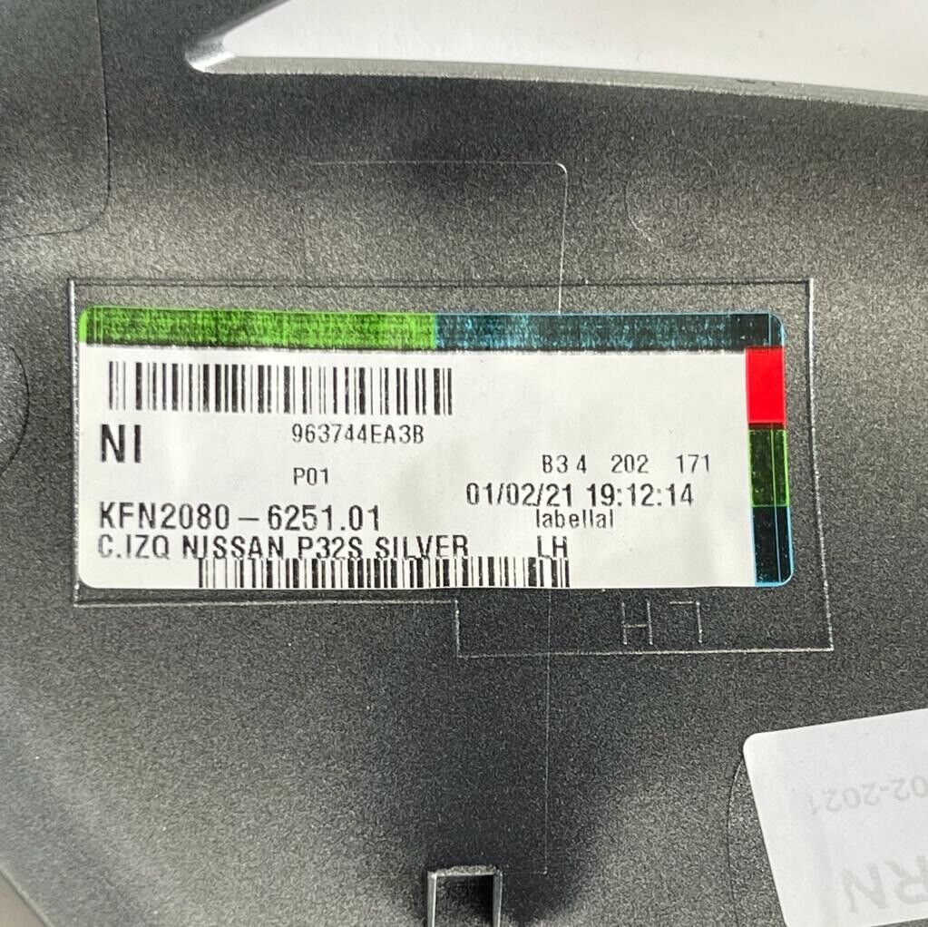 New Genuine Nissan Qashqai Left Hand Near Side Silver Door Mirror Cover Cap