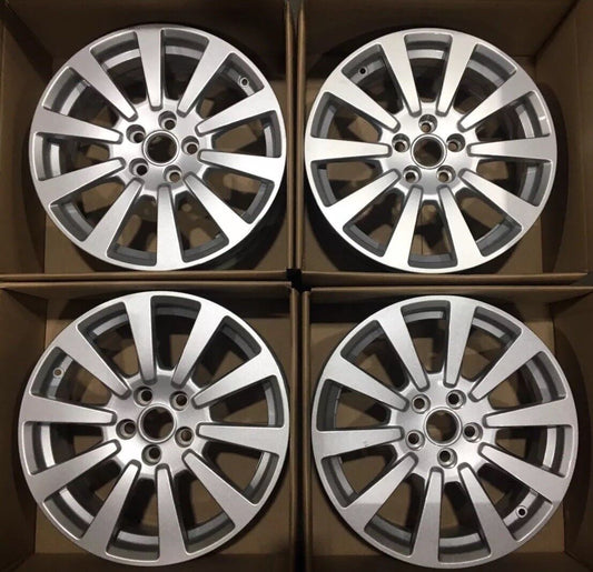Set Of 4 Jaguar XE Turbine 17" Alloy Wheels 7jx17 Offset 48.5 Ideal 4 winter