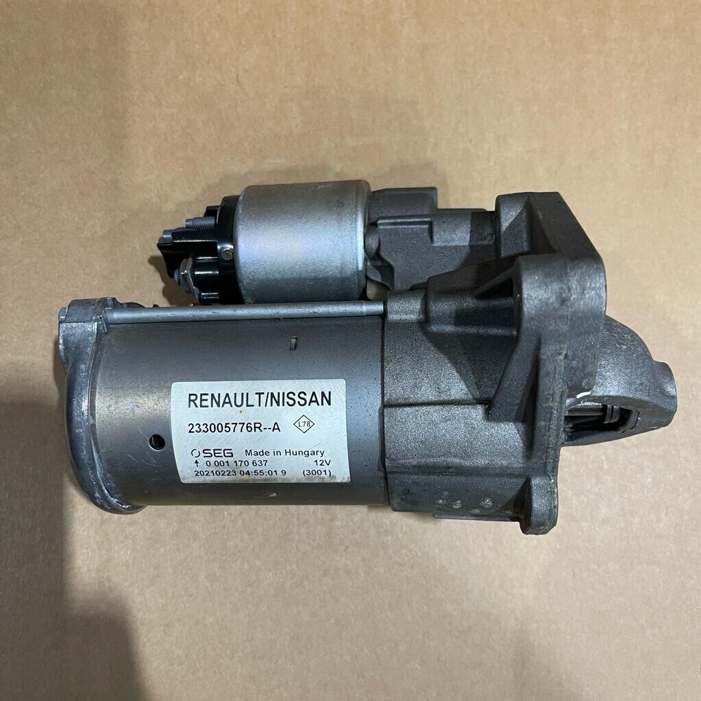 New Genuine Renault Starter Motor Renault Trafic Kangoo Megane Clio 233005776r