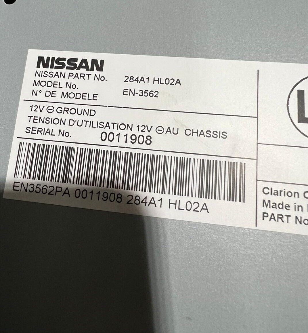 New Genuine Nissan Qashqai Camera Control Module 2019-20 284A1HL02A