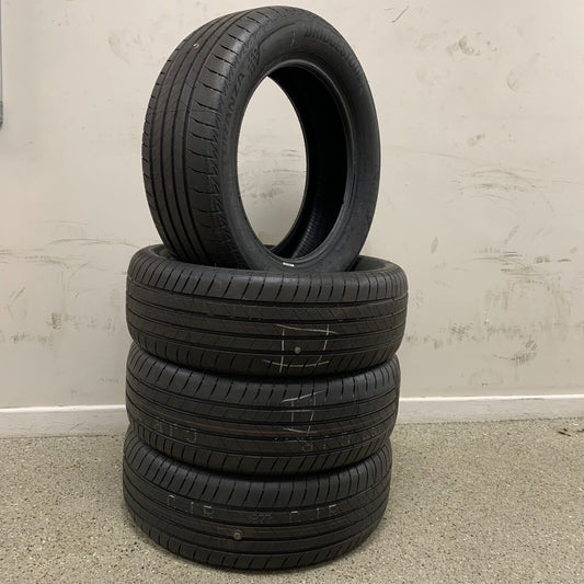 Set Of 4 Tyres 235/55 R18 100V Bridgestone Turanza T005 Full Tread
