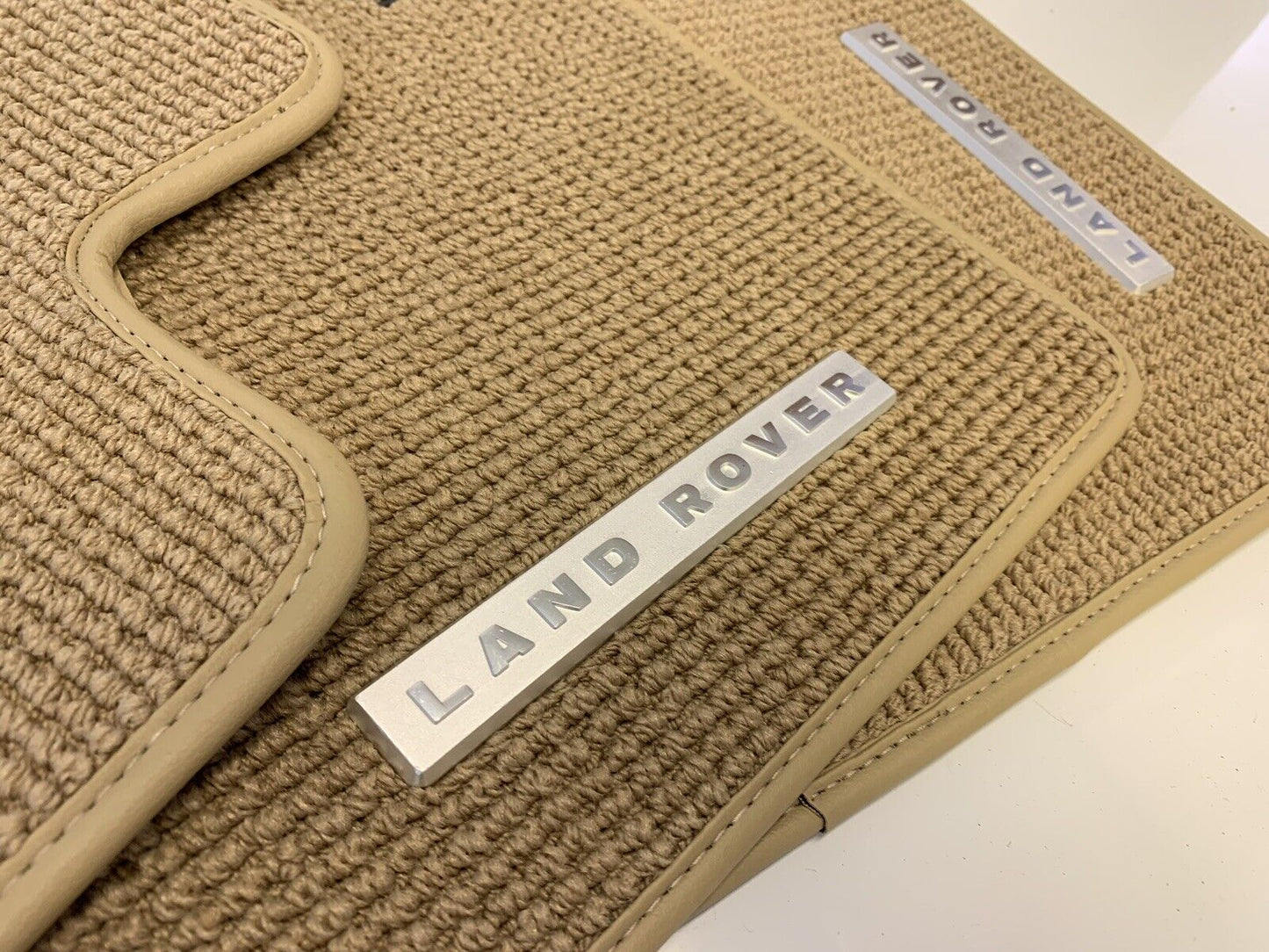 OE Freelander 2 Floor Contour Mat Set Alpaca Beige Carpet LHD LR002497