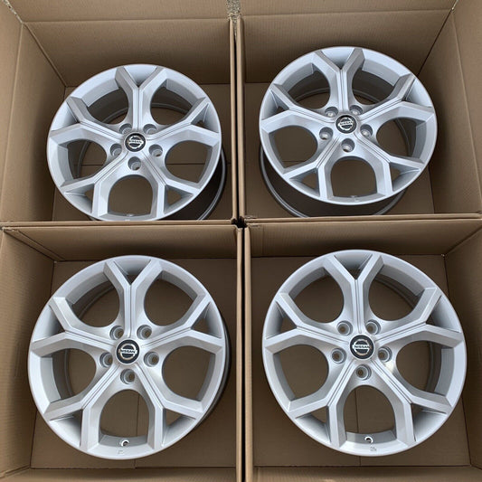 New Genuine Set Of 4 Nissan Juke 17" Silver Alloy Wheels 7J 35 off 403006PA1A