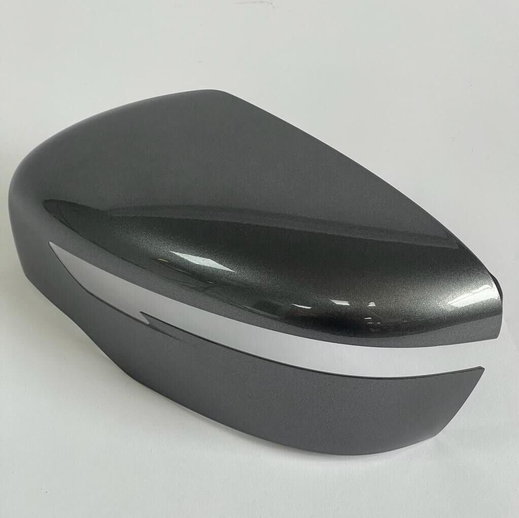 Genuine 2016 Nissan Qashqai Left Hand Near Side Metallic Grey Door Mirror Cover