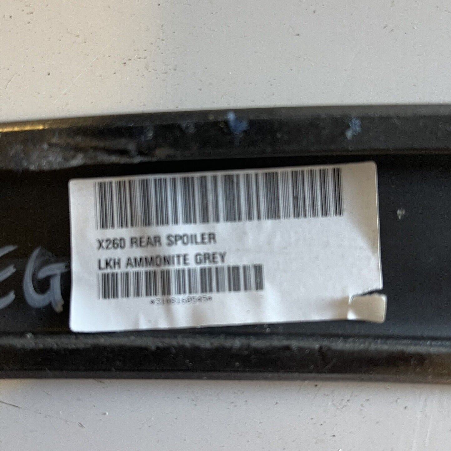 Genuine Jaguar all new XF X260 Standard Rear Spoiler | Lkh Ammonite Grey