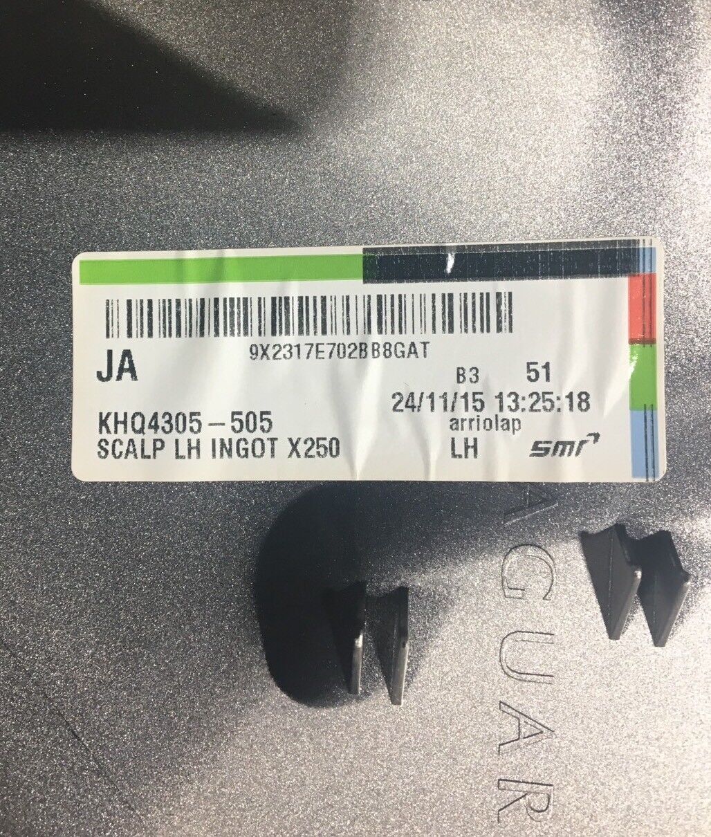 Jaguar XJ X351 Left Hand NS Door Mirror Ingot Silver GAT Wing Mirror