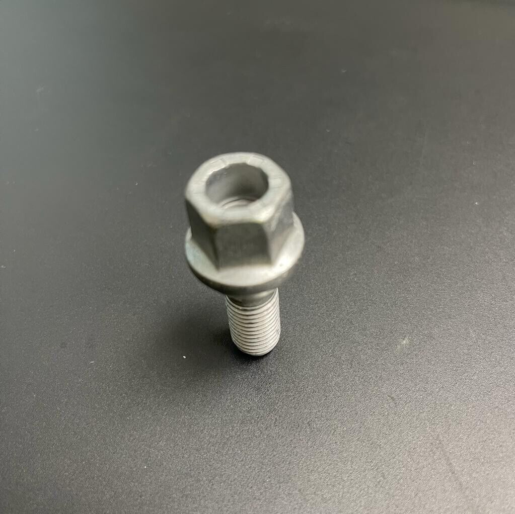 Single alloy wheel bolt nut lug M12 x 1.5 - m12x1.5, 17mm Hex, taper seat x1