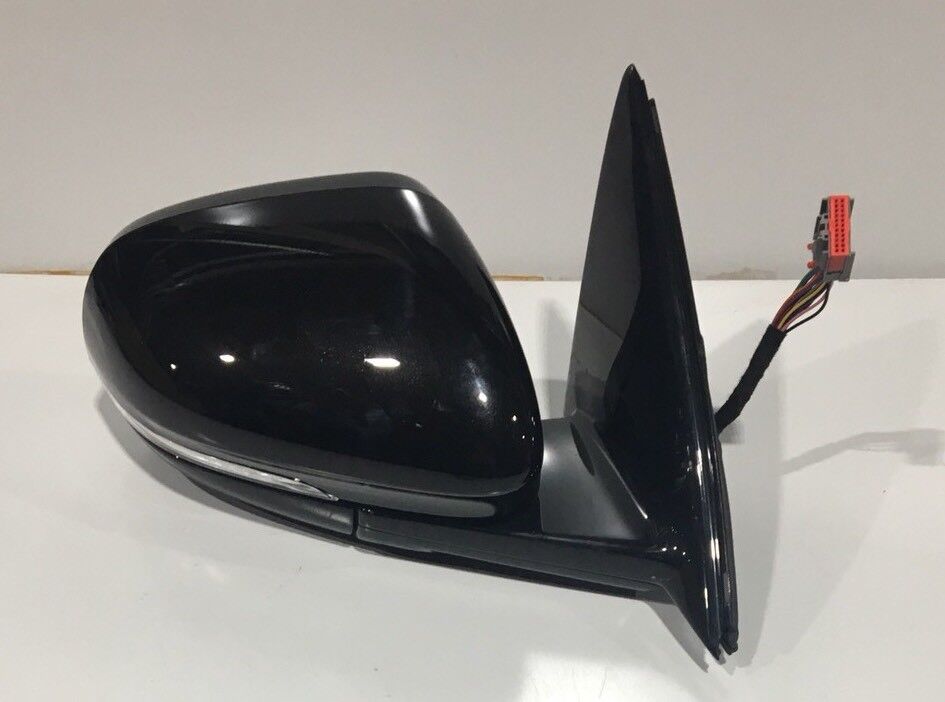 Jaguar XJ X351 Right Hand OS Door Mirror Ultimate Black PEL Wing Mirror