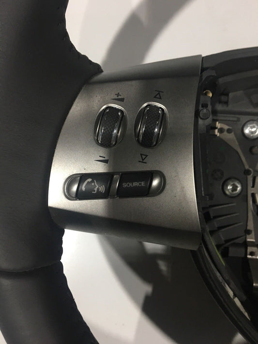Genuine Jaguar XF Black Leather Steering Wheel