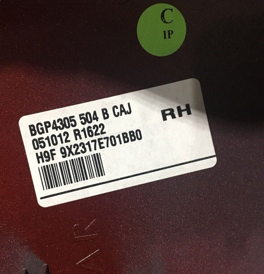 Jaguar XJ X351 Right Hand OS Door Mirror Carnelian Red CAJ Wing Mirror