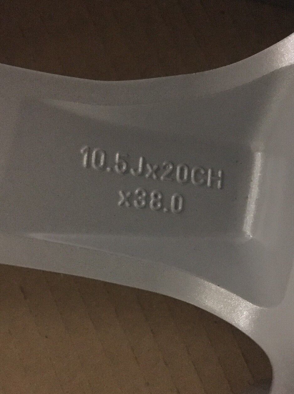 Genuine Jaguar F type 20” Tornado Rear Silver Alloy Wheel 10.5J T2R3287