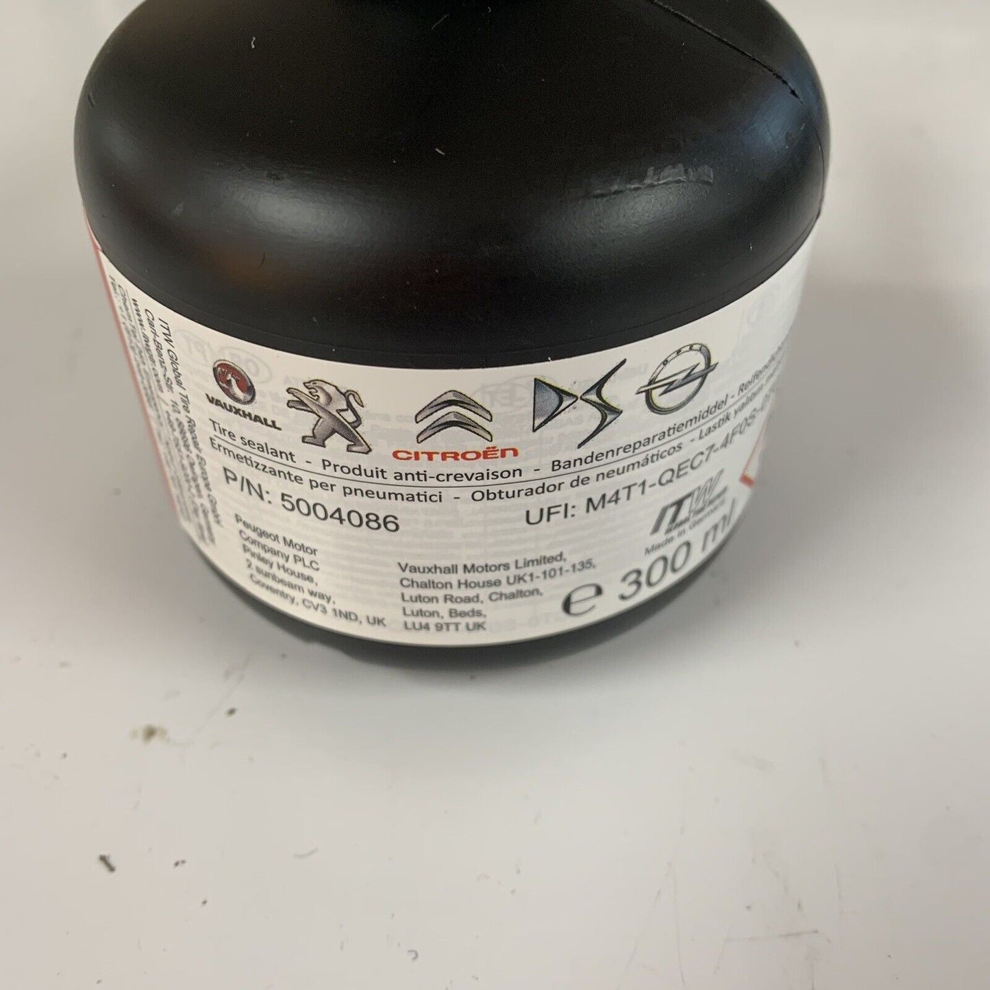 NEW GENUINE VAUXHALL AIR COMPRESSOR TYRE REPAIR SEALANT MOBILITY KIT PUMP