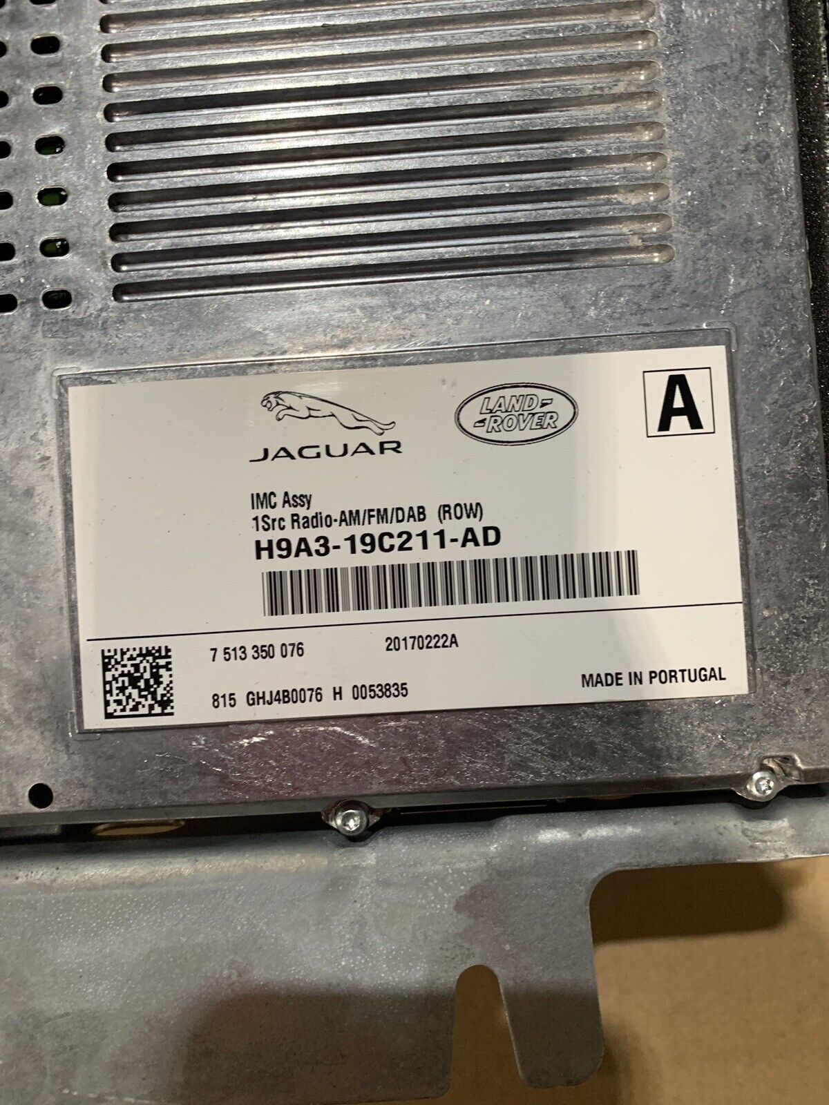 Jaguar XJ, XF, FPACE,XE F type Information & Entertainment Module C2D54259