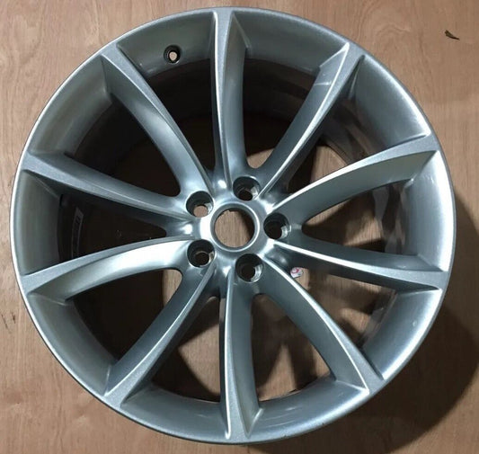Genuine 19" Jaguar F type Propella Alloy Wheel Silver 9.5jx19 Offset27mm