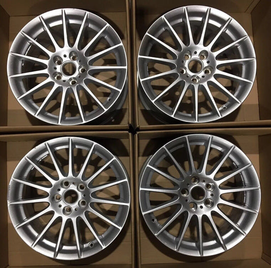 Set Of 4 Genuine Jaguar XF 17" Lightweight Alloys ideal winter tyres