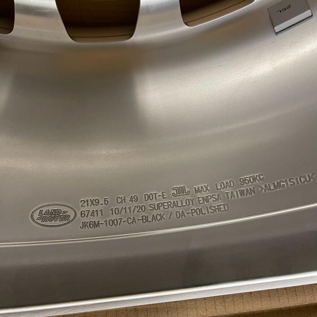 Genuine Range Rover 21” Svr Techno Spider Alloy Wheel 9.5jx21” Lr103598