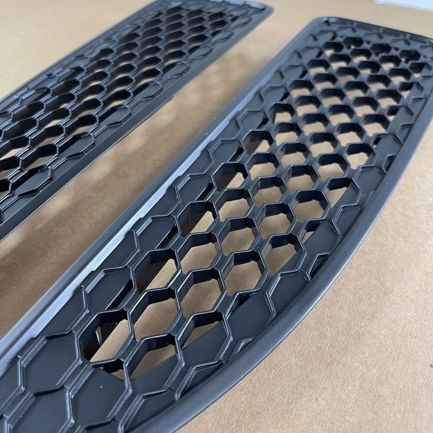 NEW Pair Genuine JAGUAR F type Right Left Hand Matt Black Bonnet VENTS
