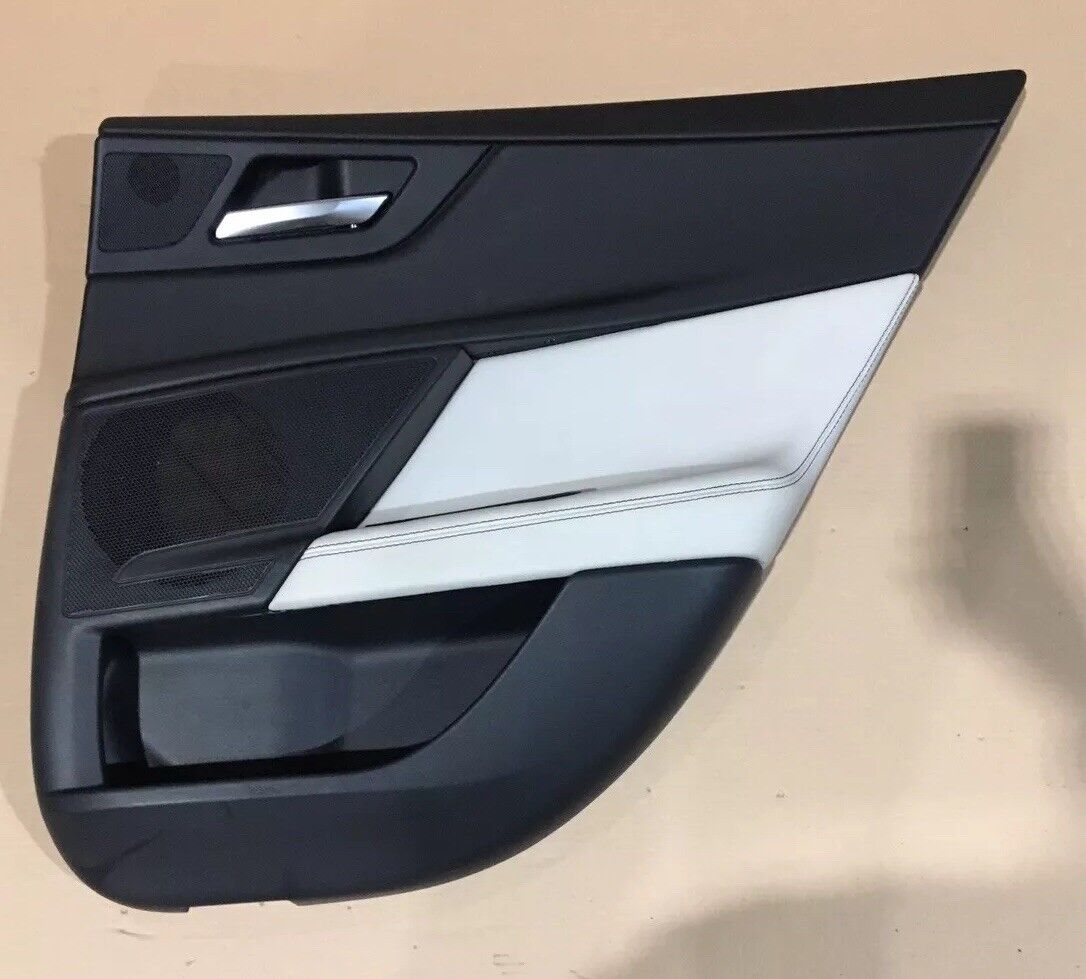 Jaguar XE Rear Door Card RH Cream Leather, Black Stitch  DG17