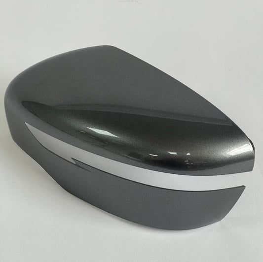 Genuine 2018 Nissan Qashqai Left Hand Near Side Metallic Grey Door Mirror Cover