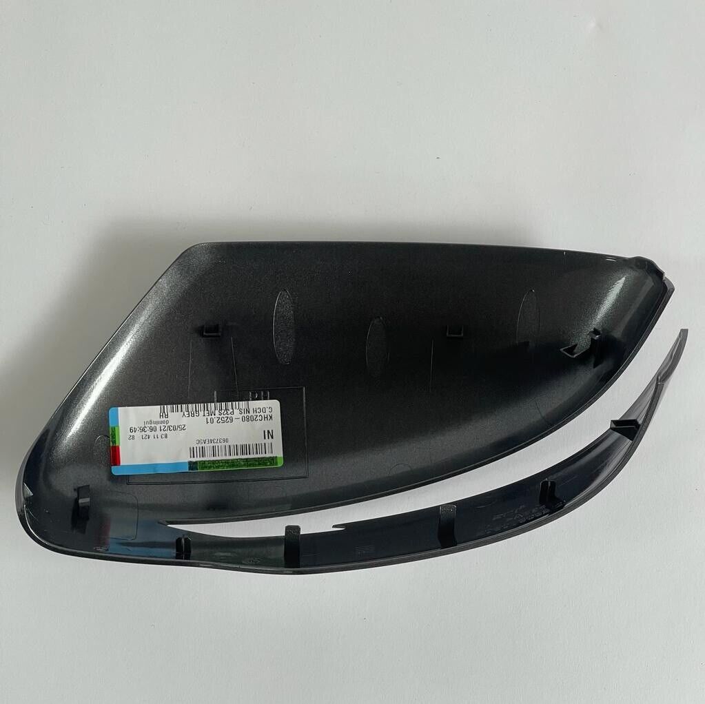 Genuine 2016 Nissan Qashqai Right Hand Off Side Metallic Grey Door Mirror Cover