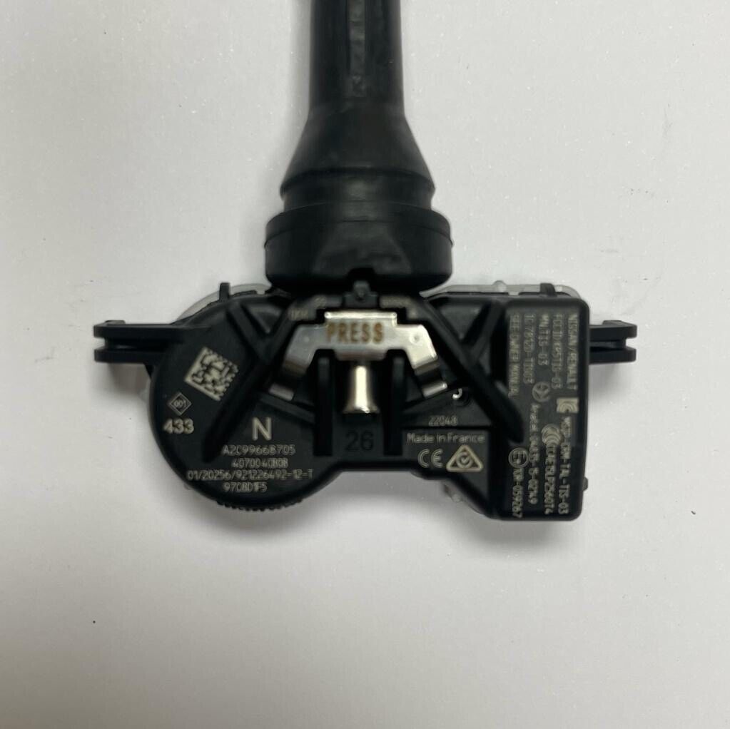 Set Of 4 New Nissan TPMS Valves Tyre Pressure Sensors 407004CB0B