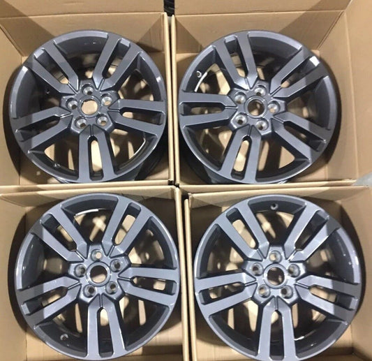 Set Of 4 Genuine Freelander 2 17” Alloy Wheels Technical Grey Anthracite