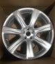 Single Jaguar XJ 20” Minerva Rear Alloy Wheel 10J Silver C2D31792