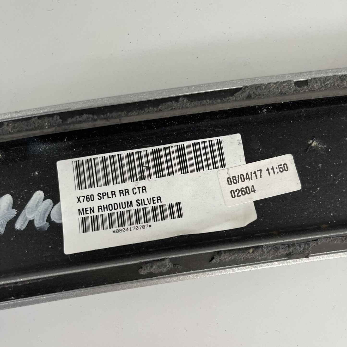 Genuine Jaguar XE X760 Standard Rear Spoiler | Rhodium Silver Men