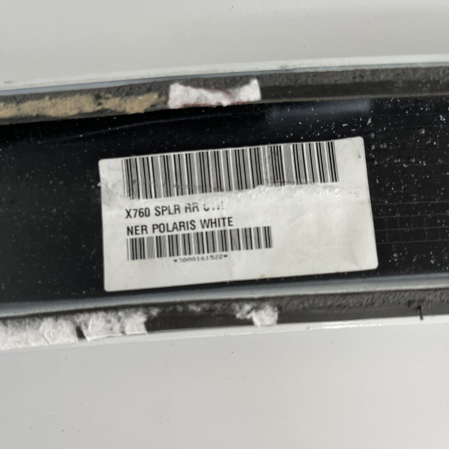 Genuine Jaguar XE X760 Standard Rear Spoiler | Polaris White NER