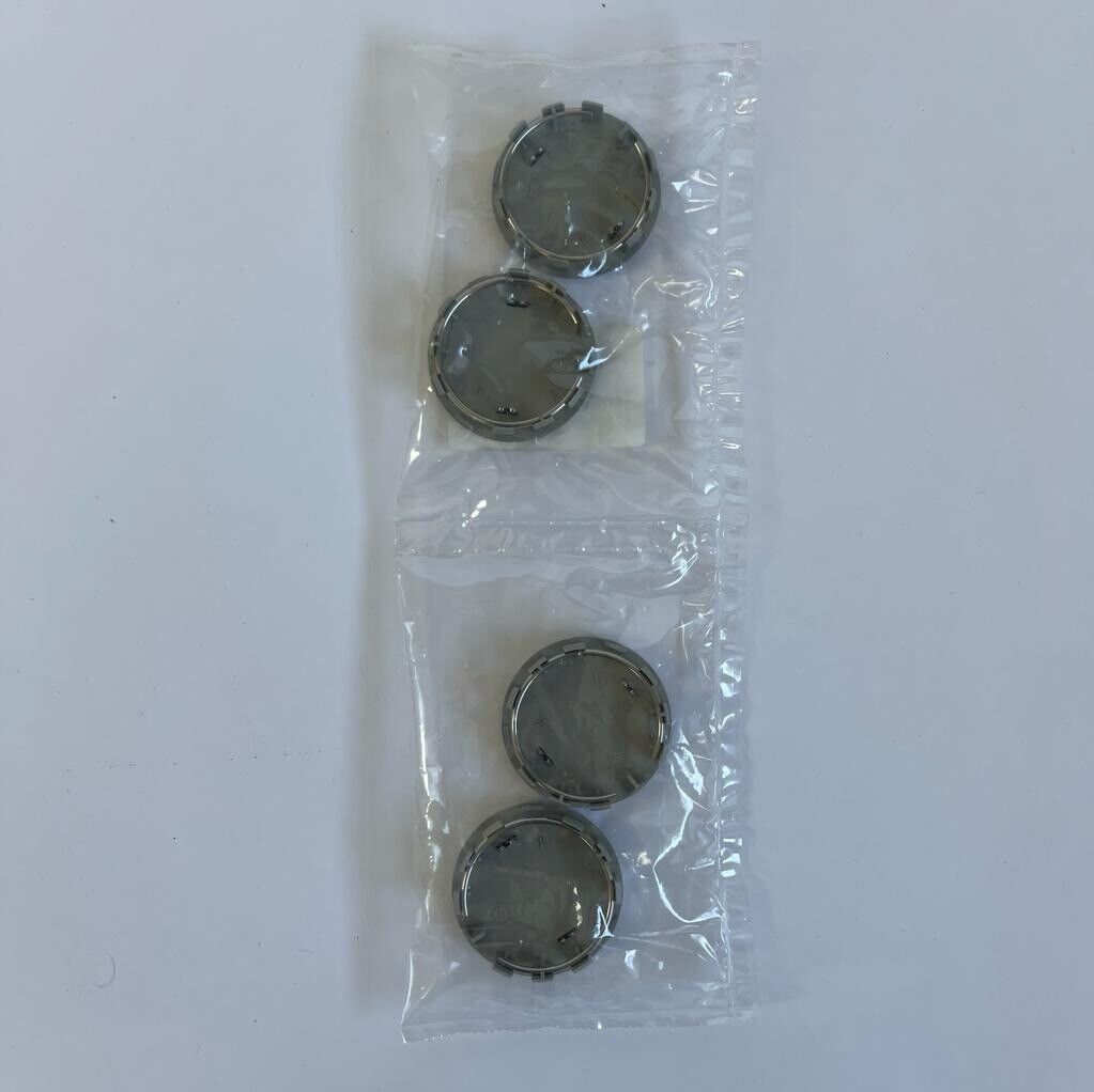 X4 Genuine Nissan Juke, Micra & Note Alloy Wheel Centre Caps Chrome 40342BR01A