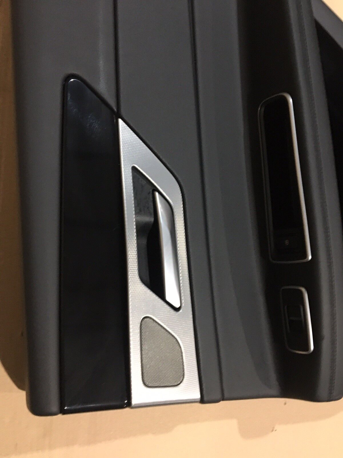 Jaguar XF X260 Rear Door Card RH Black Leather, Black Stitch Black Panel DG19