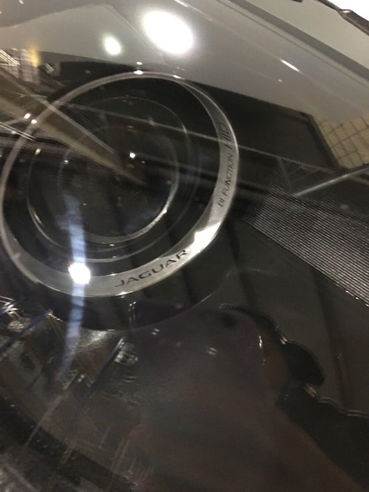 Genuine Jaguar F type HID RHD Black Headlight RH UK Spec T2R12520