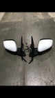 Pair Jaguar XF Door Mirrors White Wing Mirrors