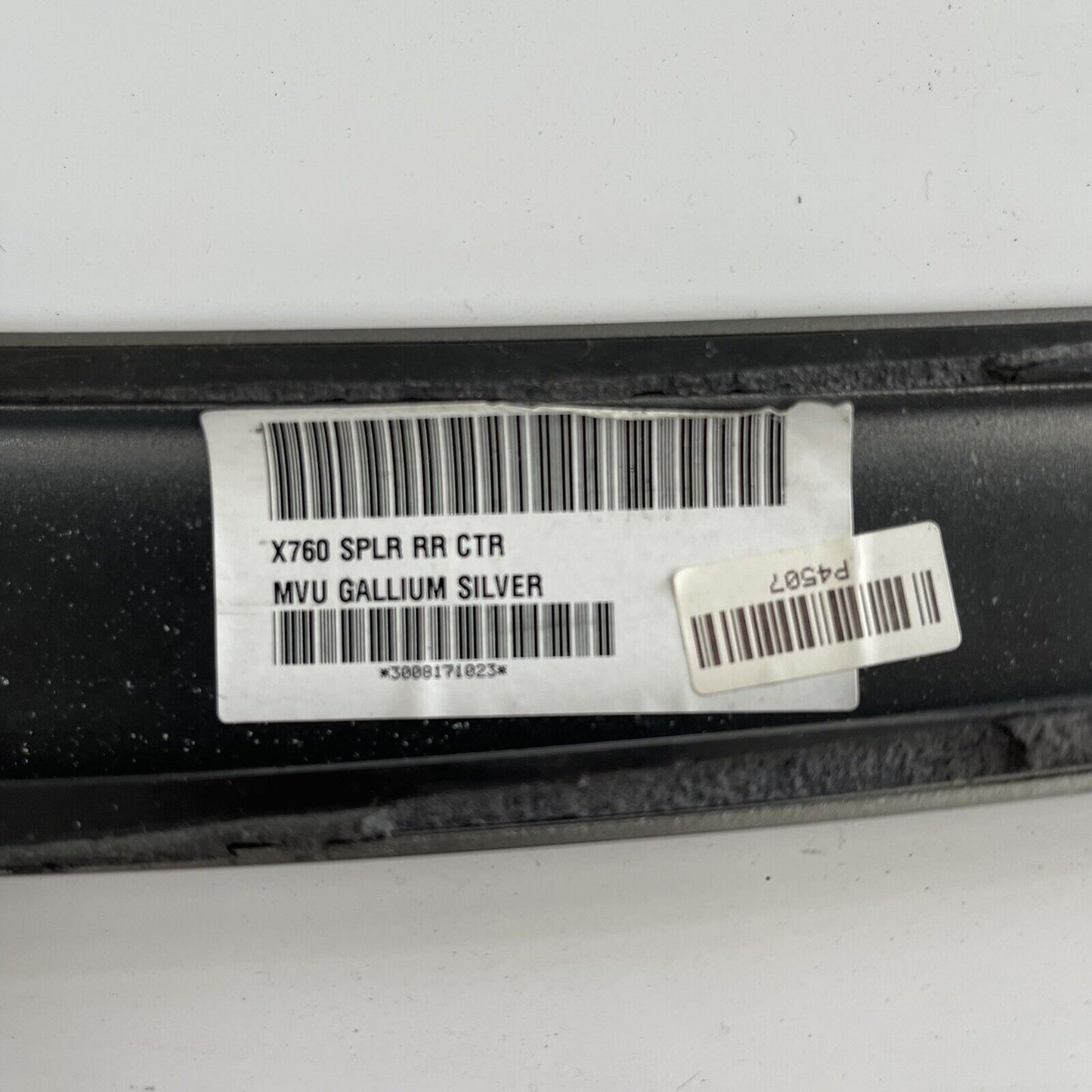 Genuine Jaguar XE X760 Standard Rear Spoiler | Gallium Silver MVU