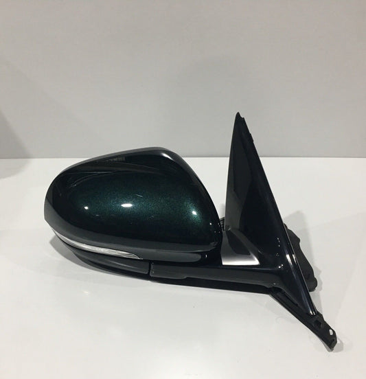 Jaguar XF Right Hand OS Door Mirror Metallic Green HGY 2008-2013 Wing Mirror