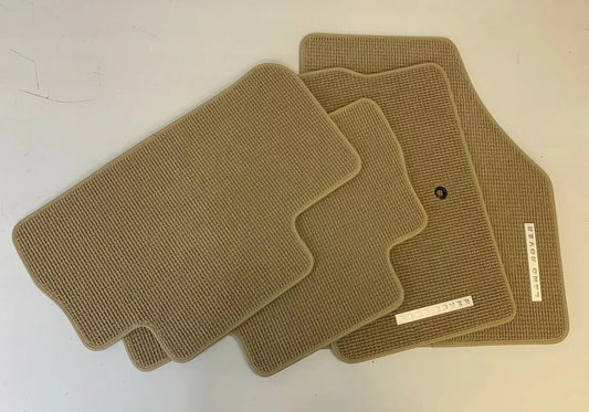 OE Freelander 2 Floor Contour Mat Set Alpaca Beige Carpet LHD LR002497