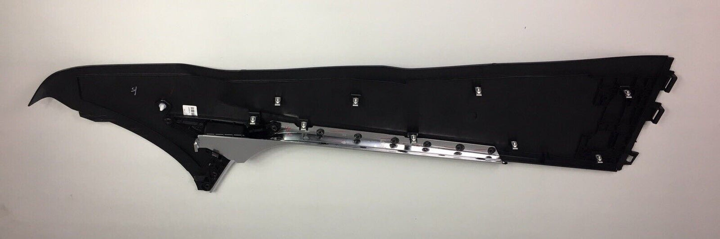 Jaguar XE, XF Centre Console Panel Jet I/P Insert Chrome, Ebony LH T2H23412PVJ