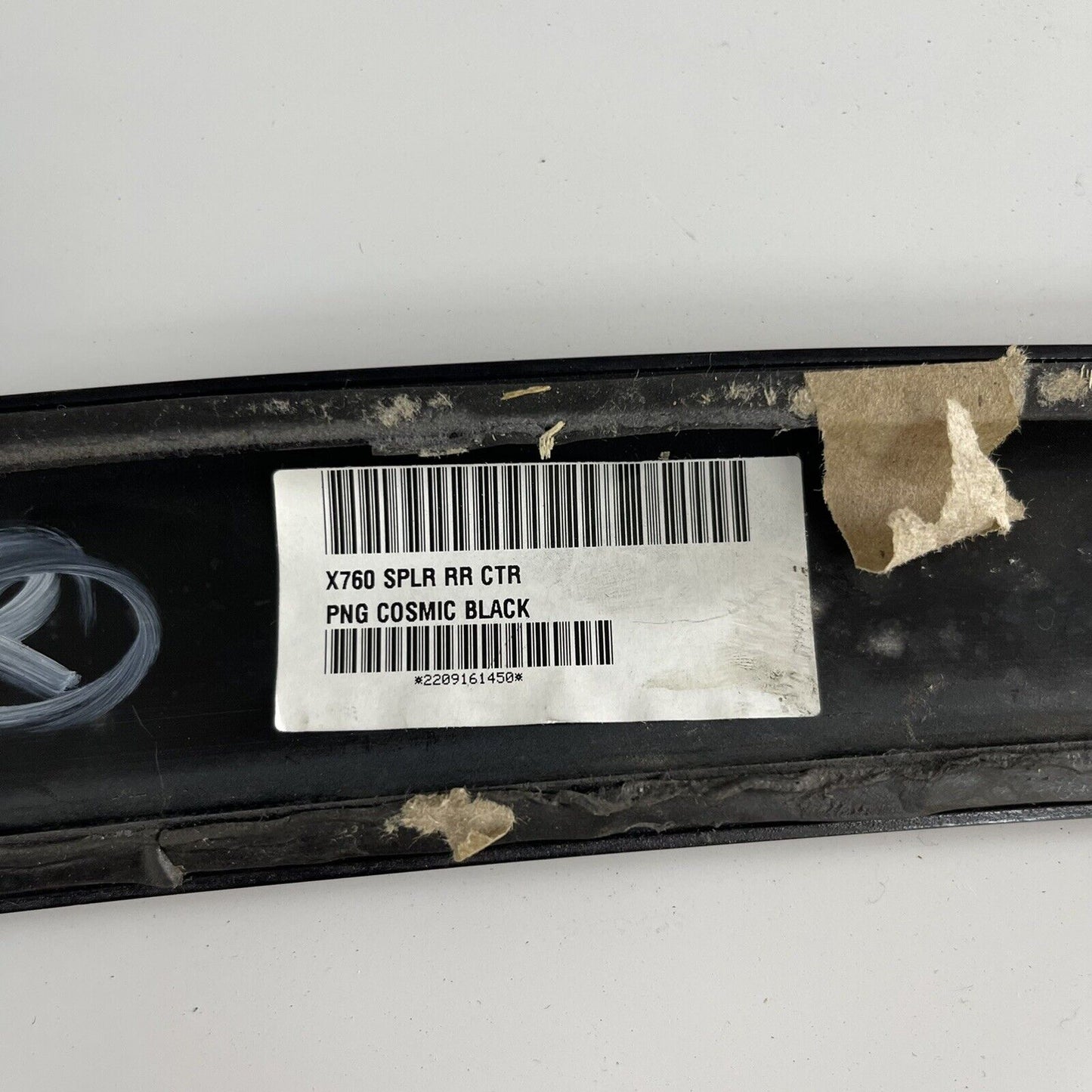 Genuine Jaguar XE X760 Standard Rear Spoiler | Cosmic Black PNG