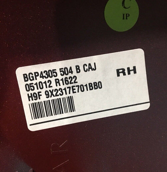 Jaguar XF Right  Hand OS Door Mirror Carnelian Red CAJ  2008-2013 Wing Mirror