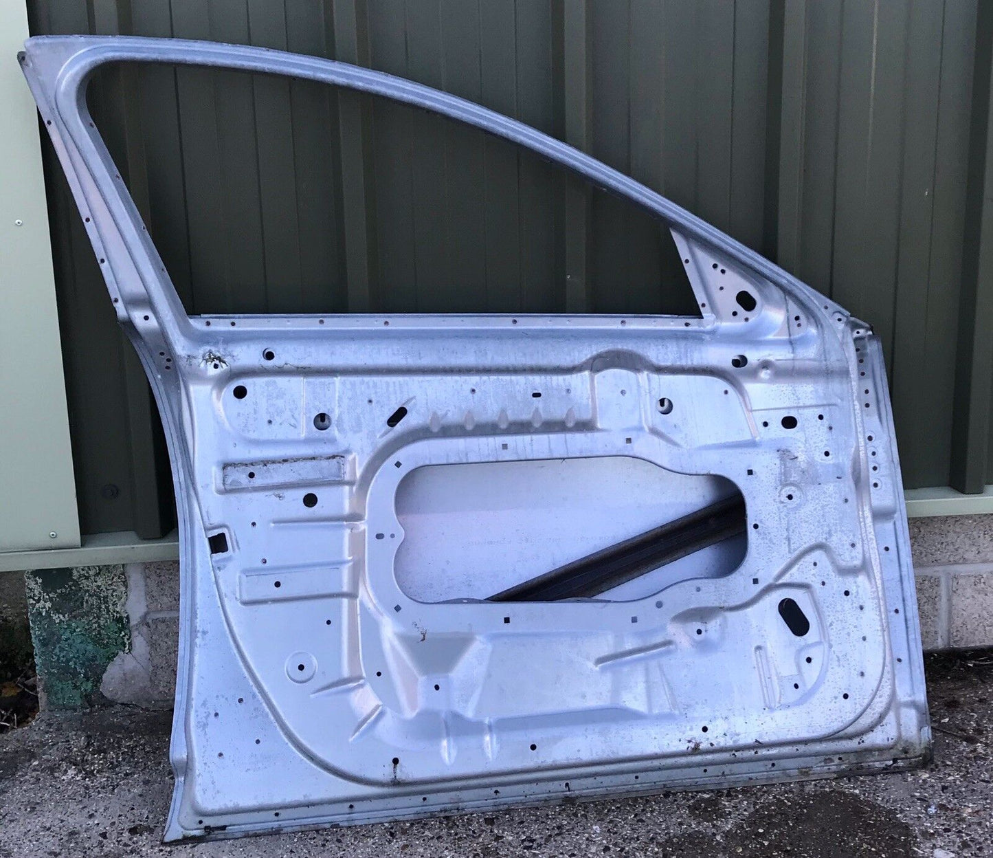 Genuine Jaguar XF Front Door Passenger Side, Left Hand, N/S Bare Metal Door