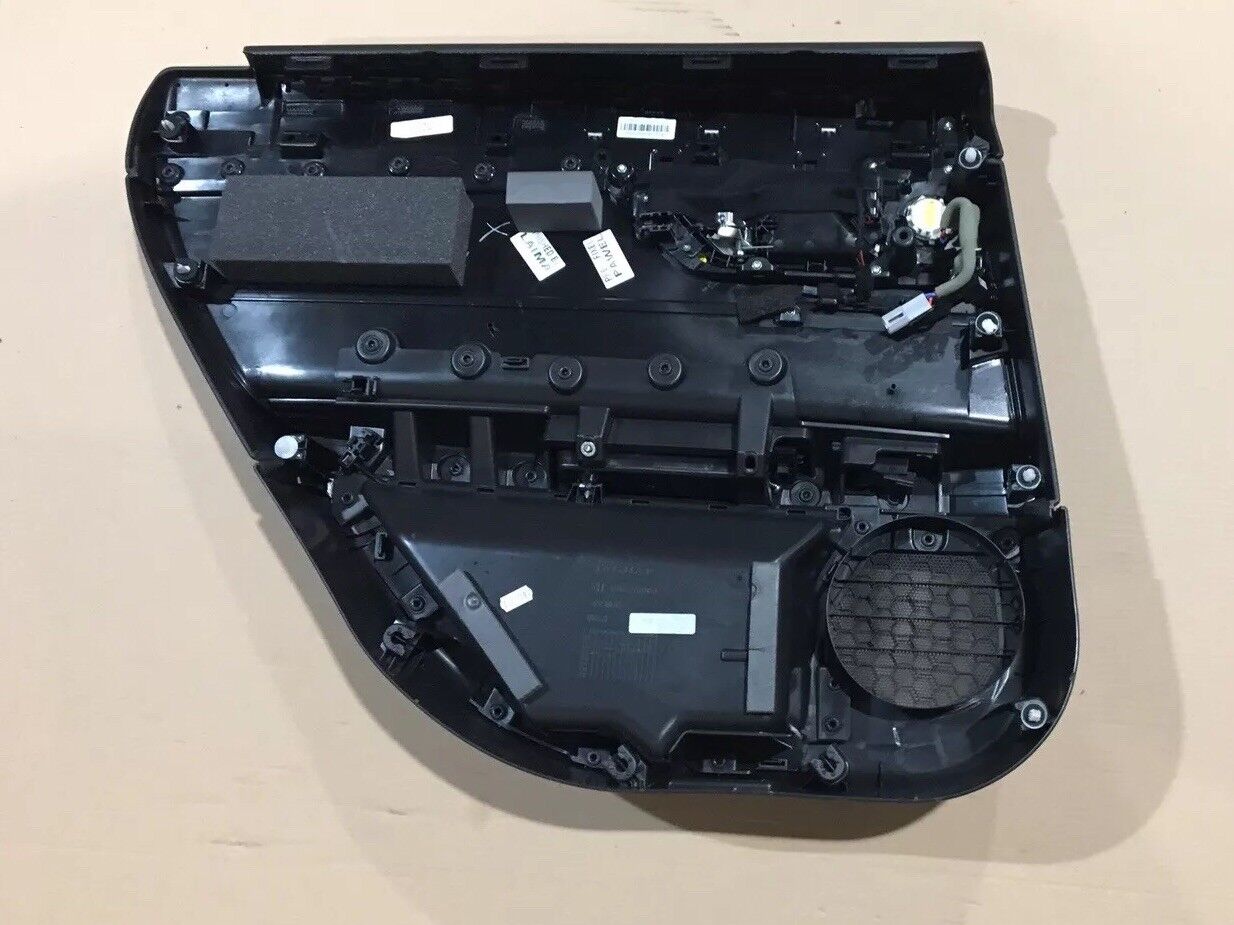 Jaguar XF X260 Rear Door Card RH Black Leather, Black Stitch Black Panel DG19