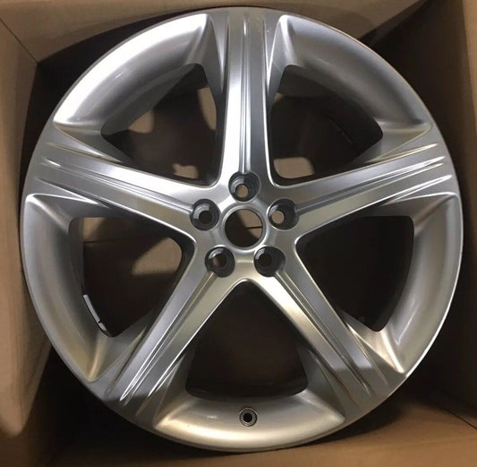 Genuine Jaguar XJ 20" 5 Takoba Silver Alloy Wheel 9.5jx20 26 C2P17652