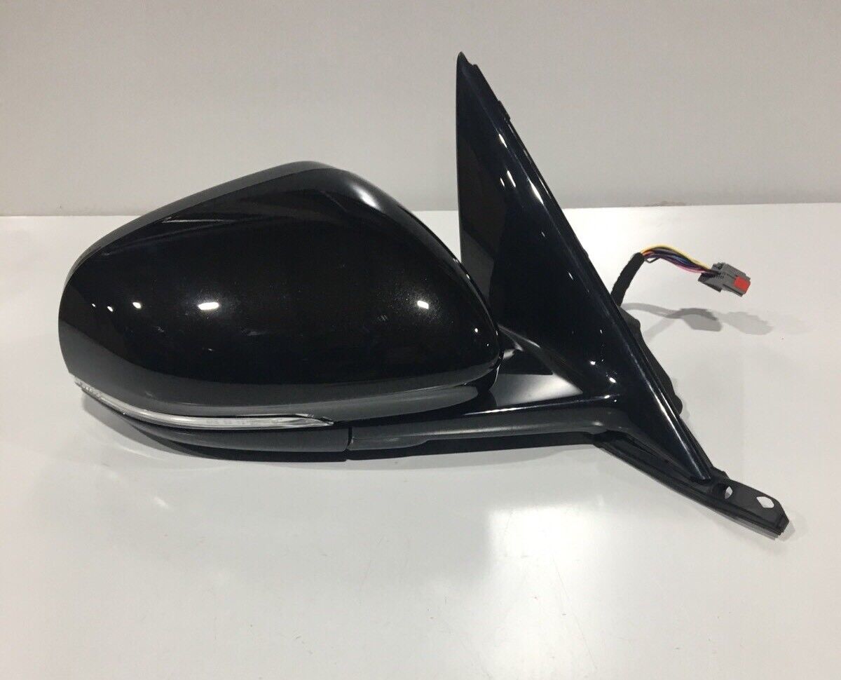 Jaguar XF Right  Hand OS Door Mirror Ultimate Black PEL 2008-2013 Wing Mirror