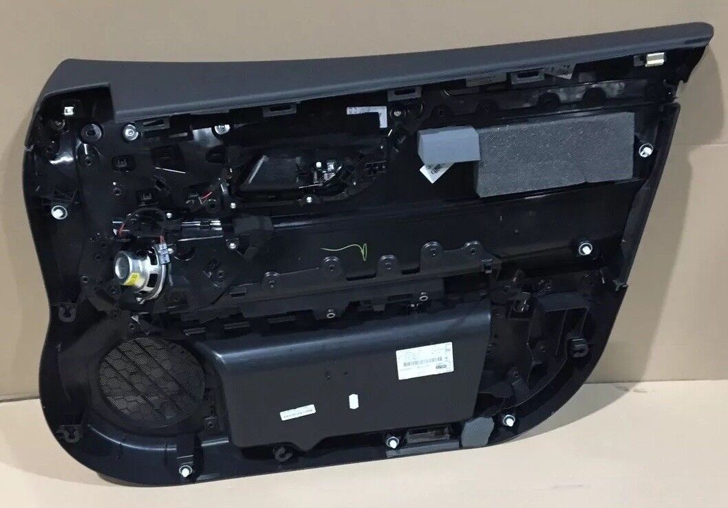 Jaguar XF X260 Front LHD Door Card LH Black Leather, Black Stitch DG9