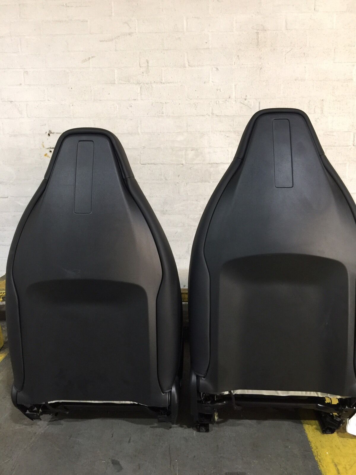 Pair Of Genuine Jaguar F-Type Black Leather Seats.